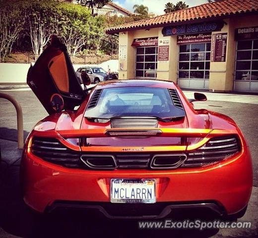 Mclaren MP4-12C spotted in San Diego, California