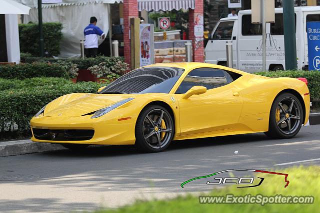 Ferrari 458 Italia spotted in Taguig City, Philippines