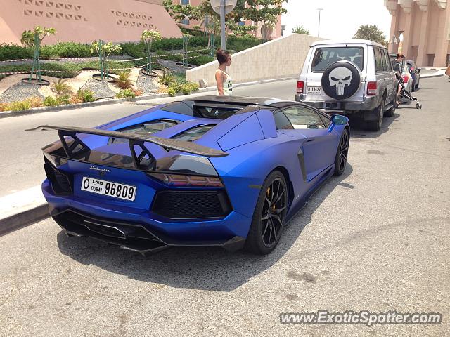 Lamborghini Aventador spotted in Dubai, United Arab Emirates