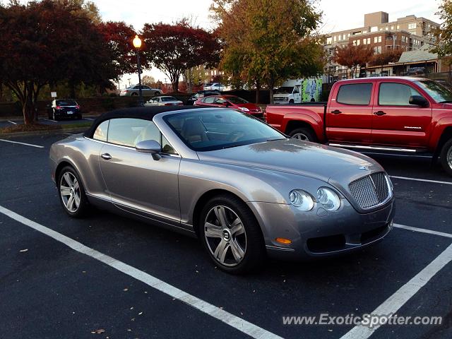 Bentley Continental spotted in Charlotte, North Carolina