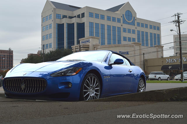 Maserati GranCabrio spotted in Dallas, Texas