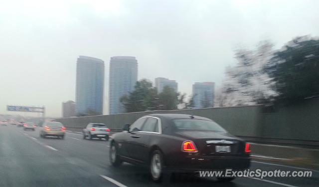 Rolls Royce Ghost spotted in Toronto, Canada