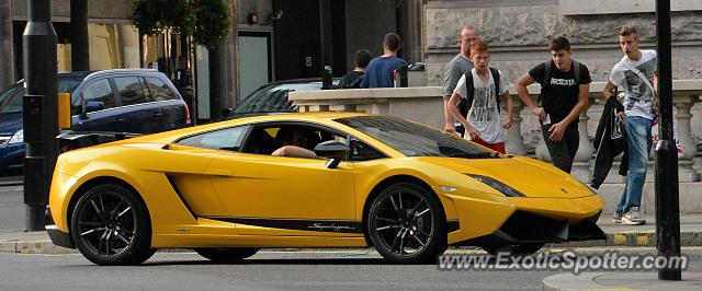 Lamborghini Gallardo spotted in London, United Kingdom