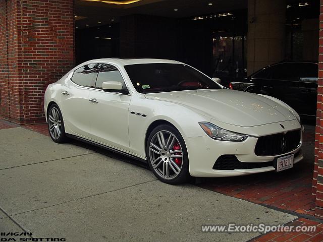 Maserati Ghibli spotted in Boston, Massachusetts