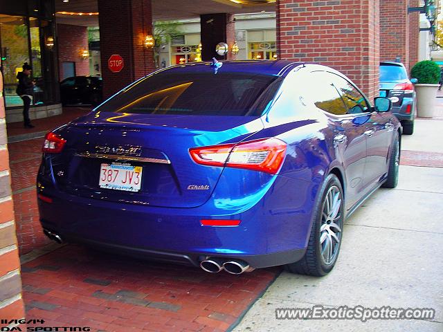 Maserati Ghibli spotted in Boston, Massachusetts