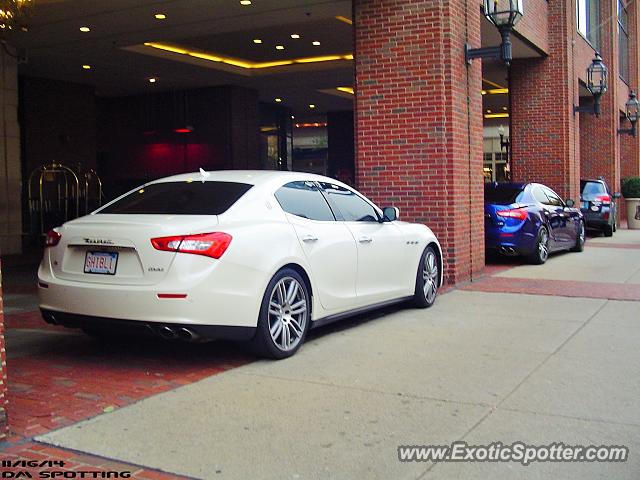 Maserati Ghibli spotted in Boston, Massachusetts