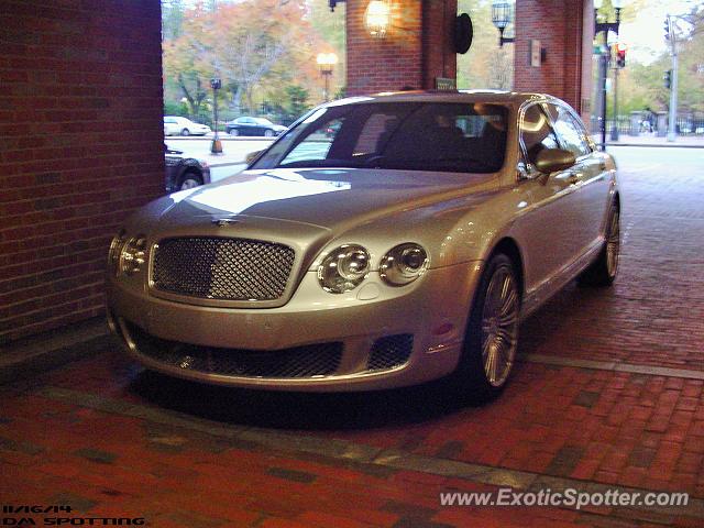 Bentley Continental spotted in Boston, Massachusetts