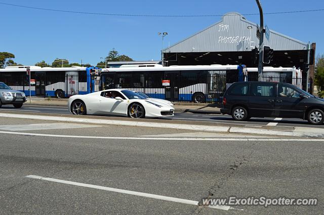 Ferrari 458 Italia spotted in Sydney, Australia