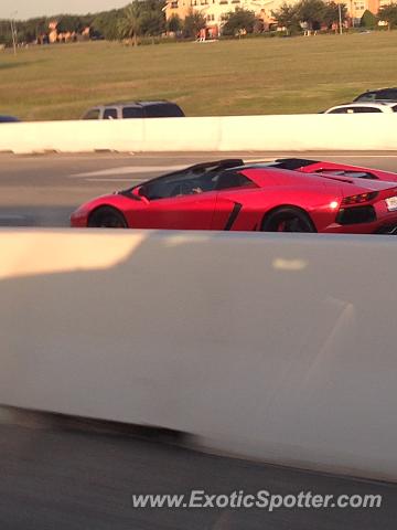 Lamborghini Aventador spotted in Houston, Texas