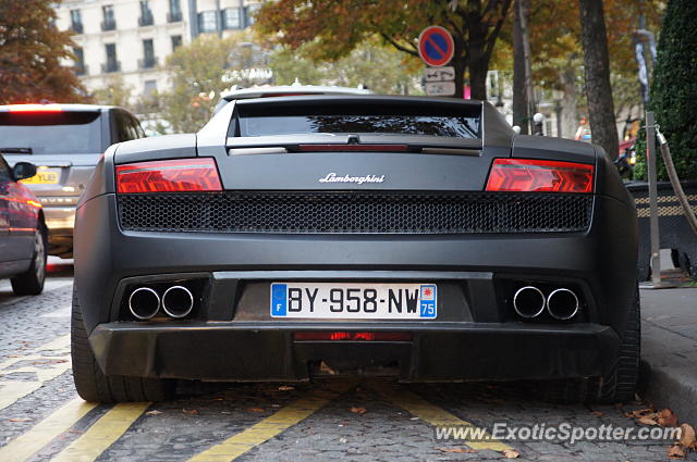 Lamborghini Gallardo spotted in Paris, France