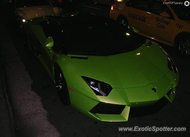 Lamborghini Aventador spotted in Charlotte, North Carolina