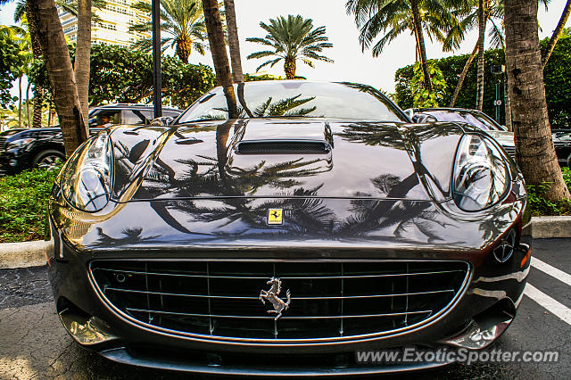 Ferrari California spotted in Miami, Florida