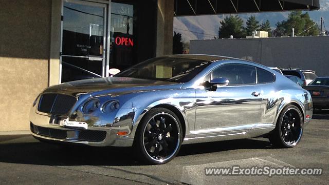 Bentley Continental spotted in Holladay, Utah