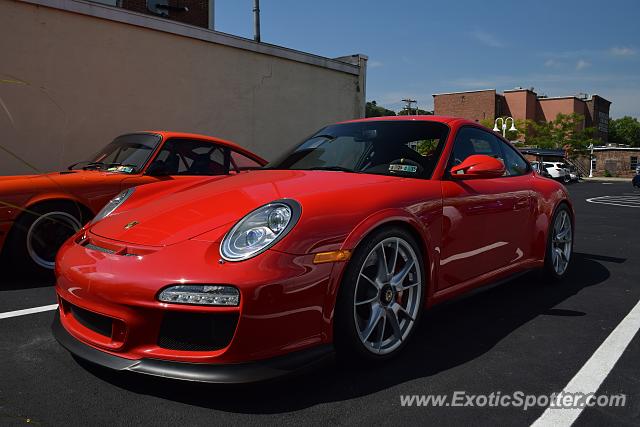 Porsche 911 GT3 spotted in Watkins Glen, New York