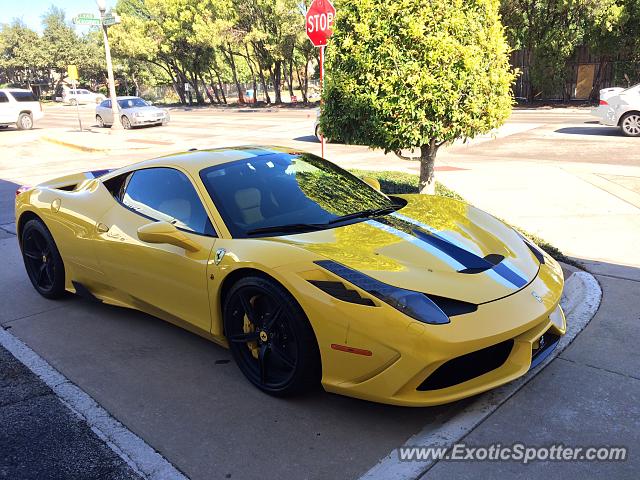 Ferrari 458 Italia spotted in Dallas, Texas