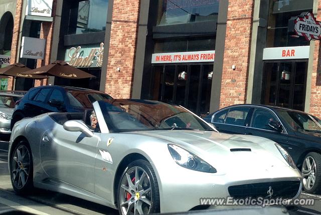 Ferrari California spotted in Melbourne, Australia