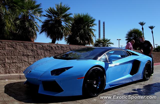 Lamborghini Aventador spotted in Las Vegas, Nevada