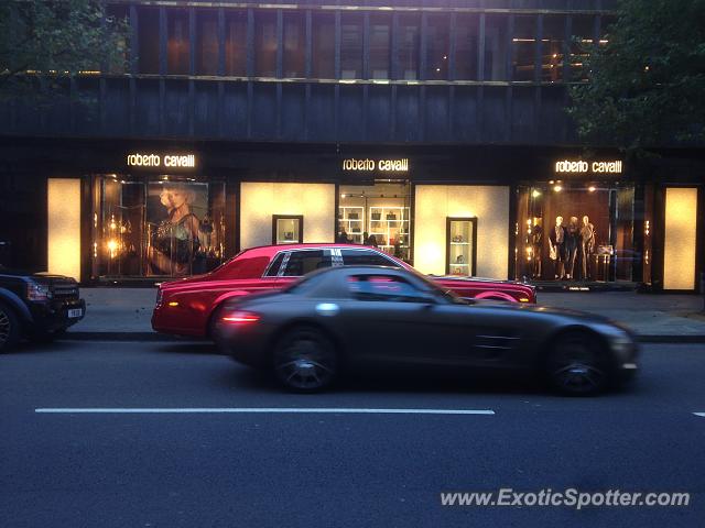 Mercedes SLS AMG spotted in London, United Kingdom