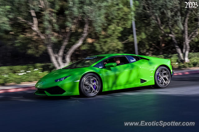 Lamborghini Huracan spotted in Newport Beach, California