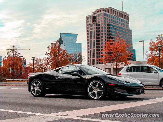 Ferrari 458 Italia spotted in Atlanta, Georgia