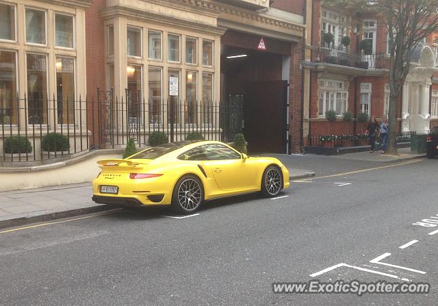 Porsche 911 Turbo spotted in London, United Kingdom