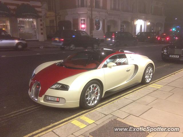 Bugatti Veyron spotted in London, United Kingdom