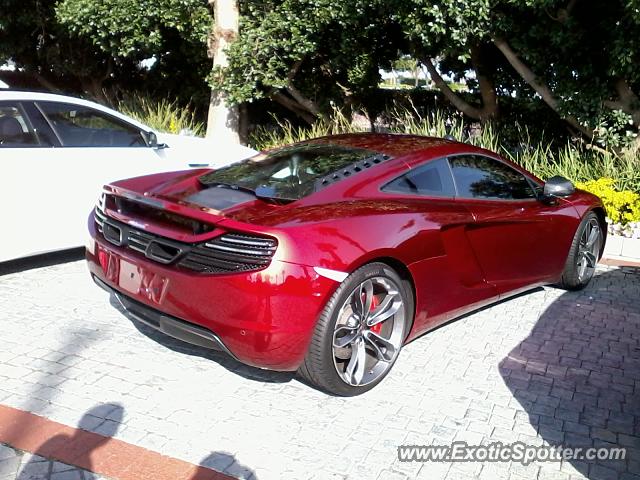 Mclaren MP4-12C spotted in Cape Town, South Africa