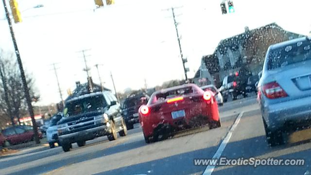 Ferrari 458 Italia spotted in Hickory, North Carolina