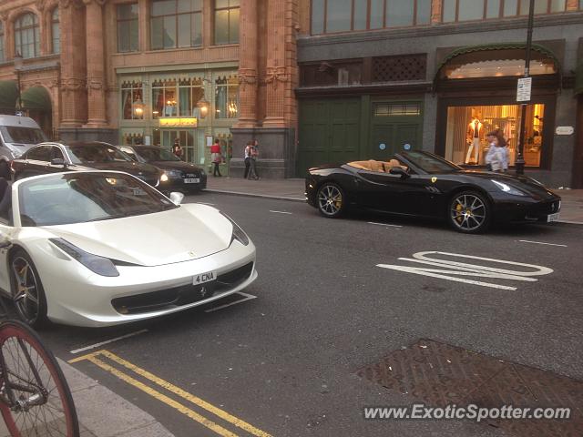 Ferrari 458 Italia spotted in London, United Kingdom