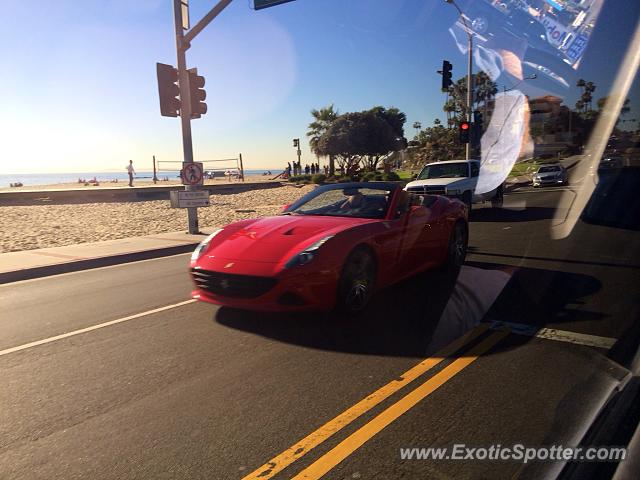 Ferrari California spotted in Laguna beach, California