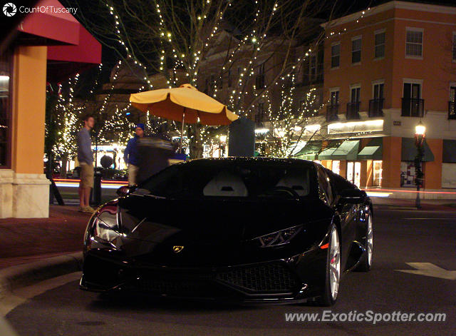 Lamborghini Huracan spotted in Charlotte, North Carolina