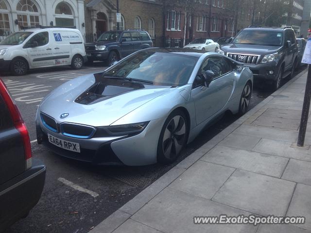 BMW I8 spotted in London, United Kingdom