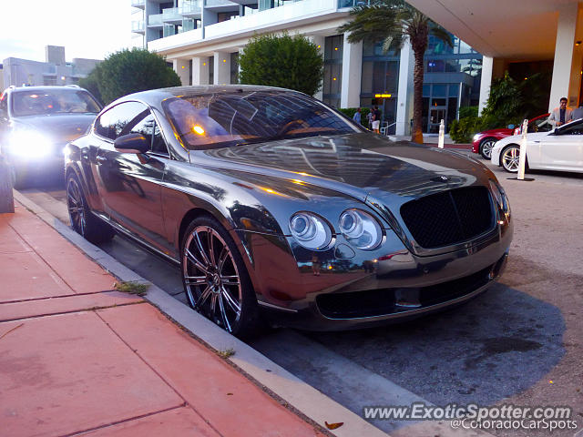 Bentley Continental spotted in Miami Beach, Florida