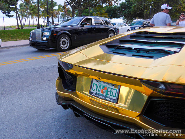 Rolls Royce Phantom spotted in Miami Beach, Florida