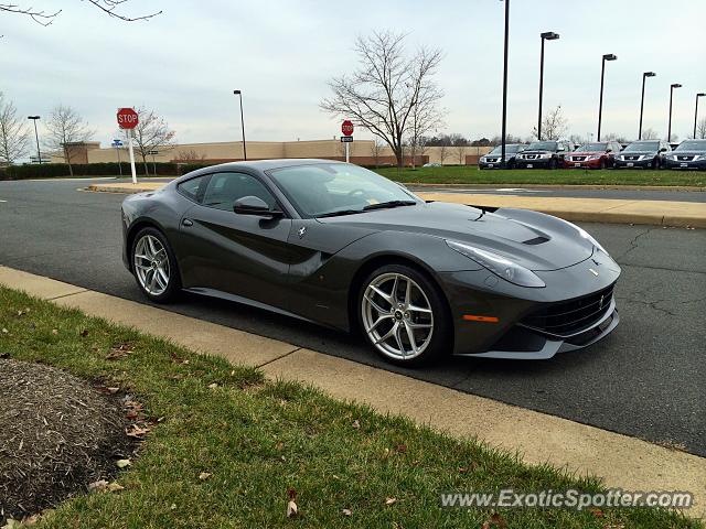 Ferrari F12 spotted in Sterling, Virginia