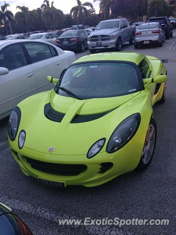 Lotus Elise spotted in South Beach, Florida