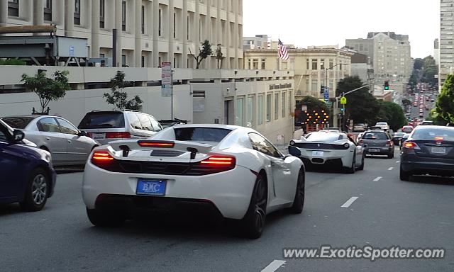 Mclaren MP4-12C spotted in San Francisco, California