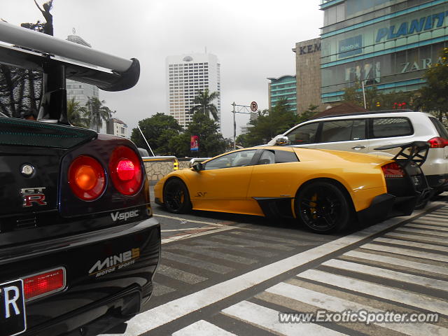 Lamborghini Murcielago spotted in Jakarta, Indonesia