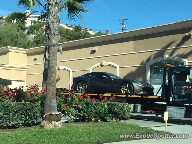 Ferrari F12 spotted in Newport Beach, California