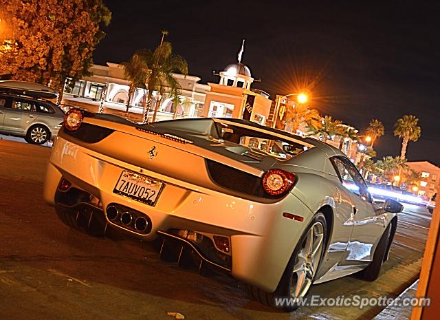 Ferrari 458 Italia spotted in La Jolla, California