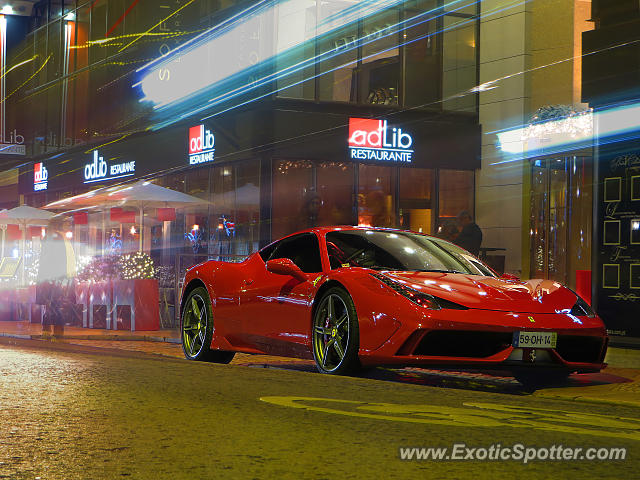 Ferrari 458 Italia spotted in Lisboa, Portugal