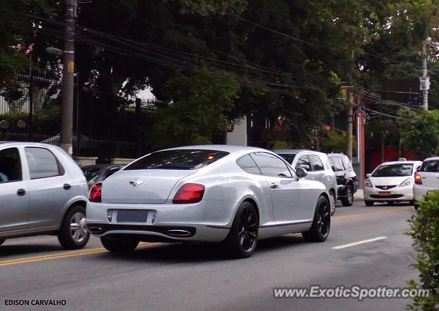 Bentley Continental spotted in São Paulo, Brazil