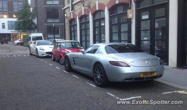 Mercedes SLS AMG spotted in London, United Kingdom