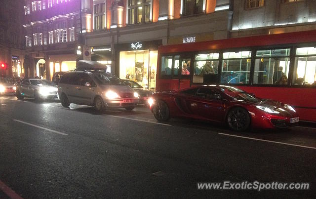 Mclaren MP4-12C spotted in London, United Kingdom