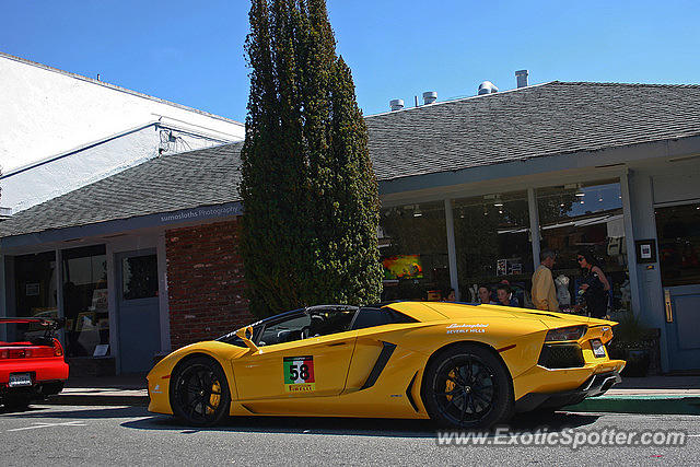 Lamborghini Aventador spotted in Carmel, California