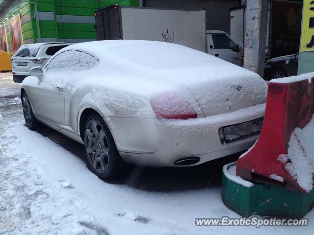 Bentley Continental spotted in Moscow, Russia