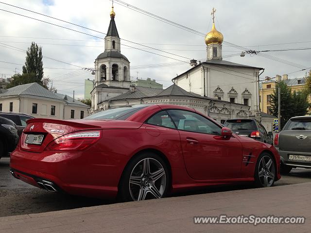 Mercedes SL 65 AMG spotted in Moscow, Russia