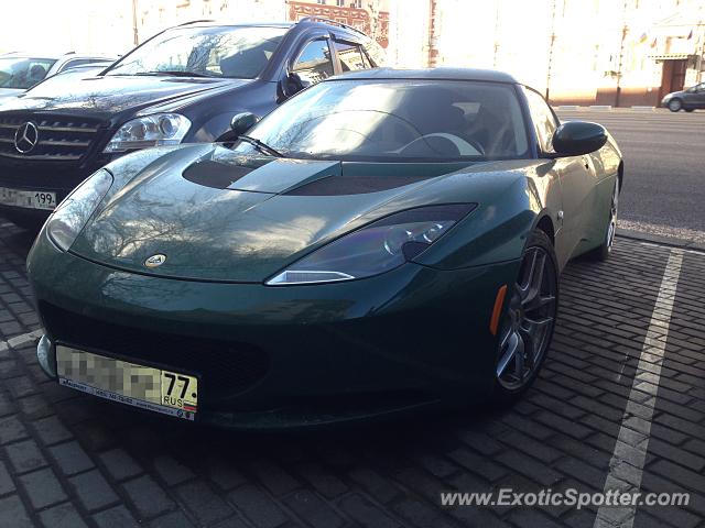 Lotus Evora spotted in Moscow, Russia