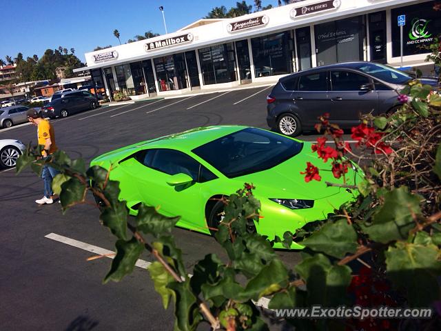 Lamborghini Huracan spotted in Newport beach, California