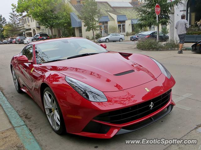 Ferrari F12 spotted in Carmel, California